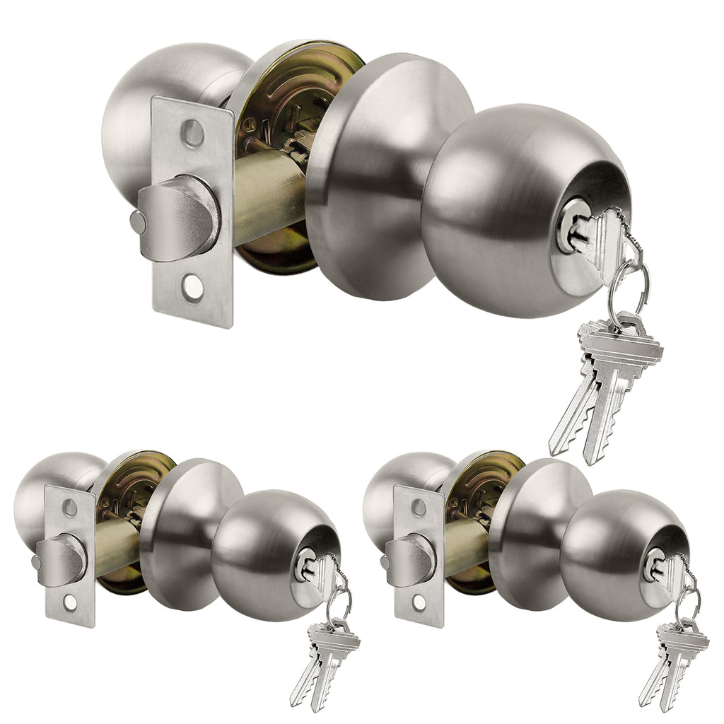 Pack] BESTTEN Keyed Different Entry Door Knob Set with Lock, Exteri –  BESTTEN CANADA