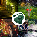 BESTTEN Weatherproof Outdoor Timer with Photocell Light Sensor and 3 Grounded Outlets, Dusk to Dawn and Countdown Timer, Plug in Switch for Holiday Decoration, Green, ETL Listed